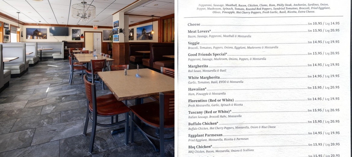 Good Friends Restaurant Menu